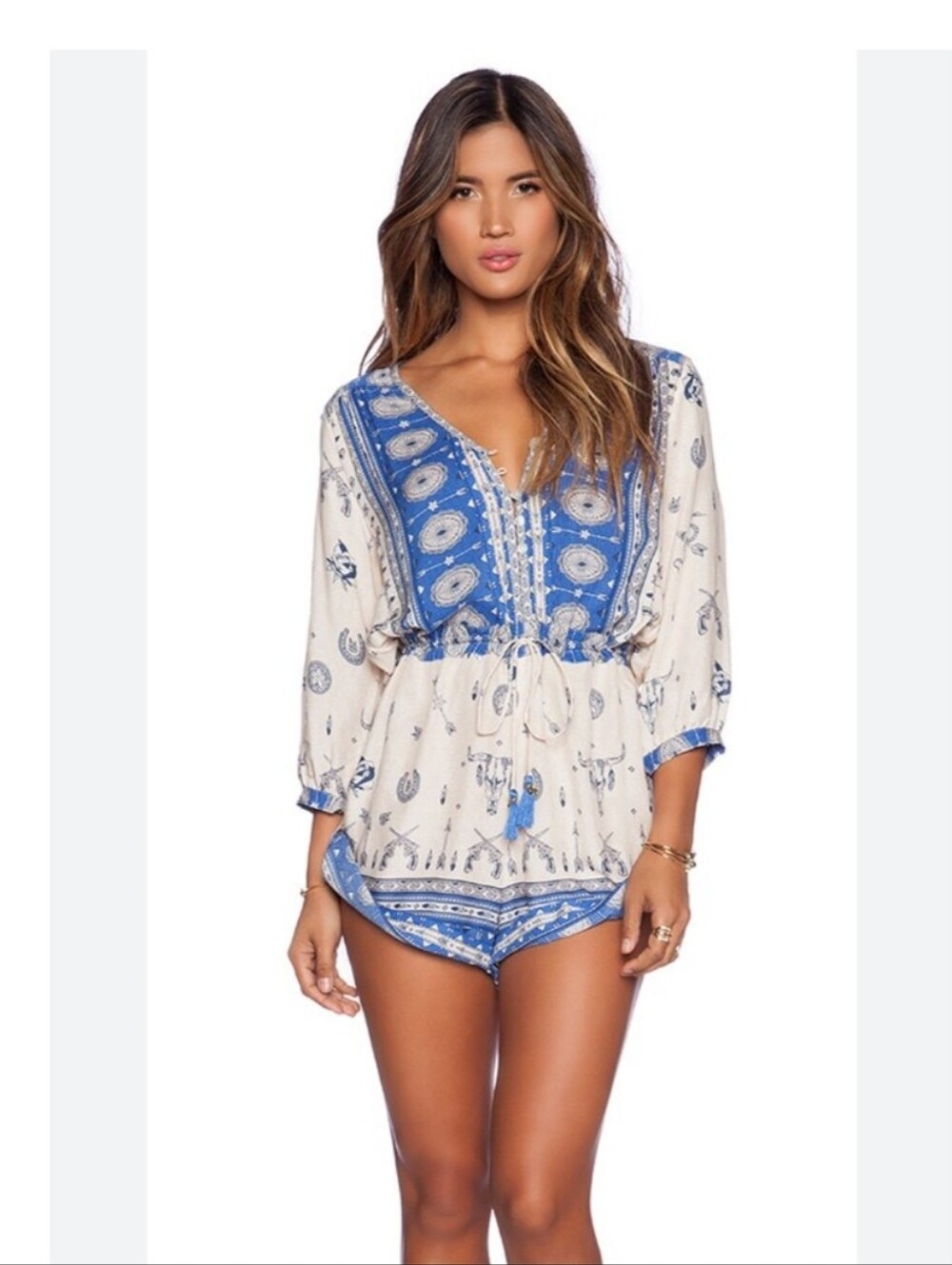 Spell~ Vtg. Coyote Playsuit/Romper - Picture 4 of 12